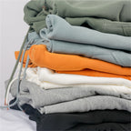 Terry Cloth Morandi Pullover Solid Color Hoodie