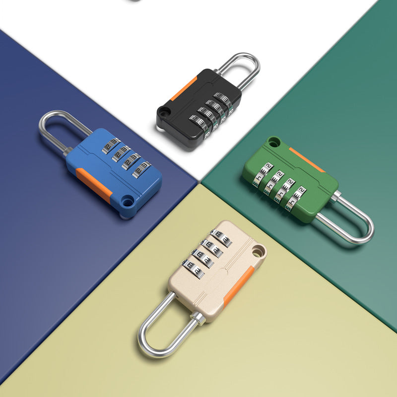 Square Padlock With Password Required Multi-color Zinc Alloy Anti-theft Password Lock Quality Lock Head