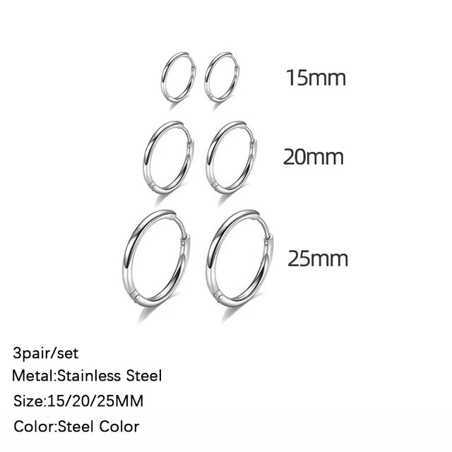 Classic Stainless Steel Ear Buckle Pi-Mart