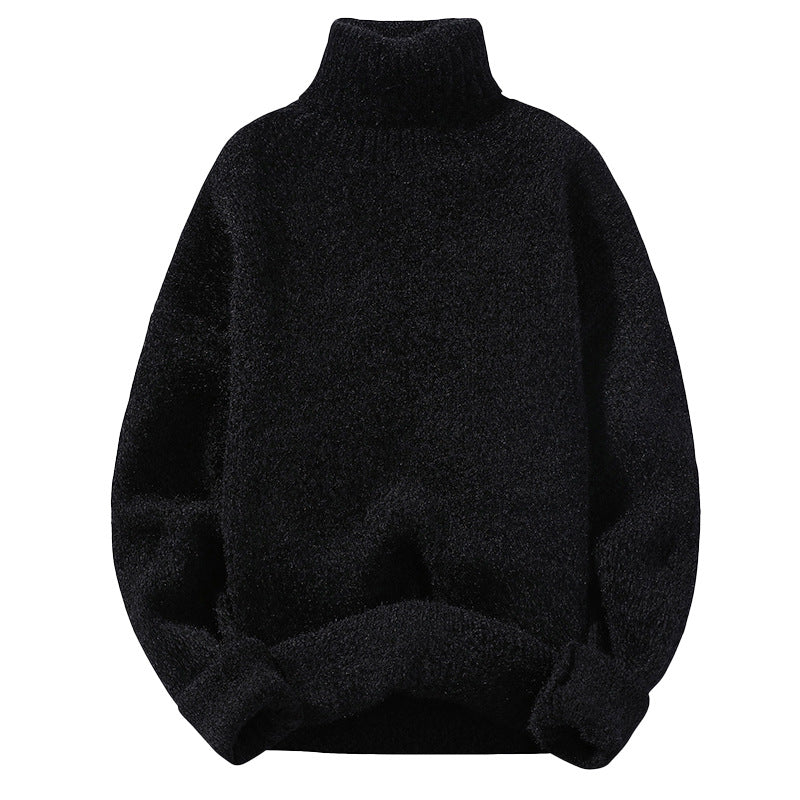 Sweater Soft Sweater Men's Slim-fit Thickened Pullover Bottoming Shirt Pi-Mart
