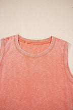Beau Blue Mineral Wash Pocket Tank Mini Dress