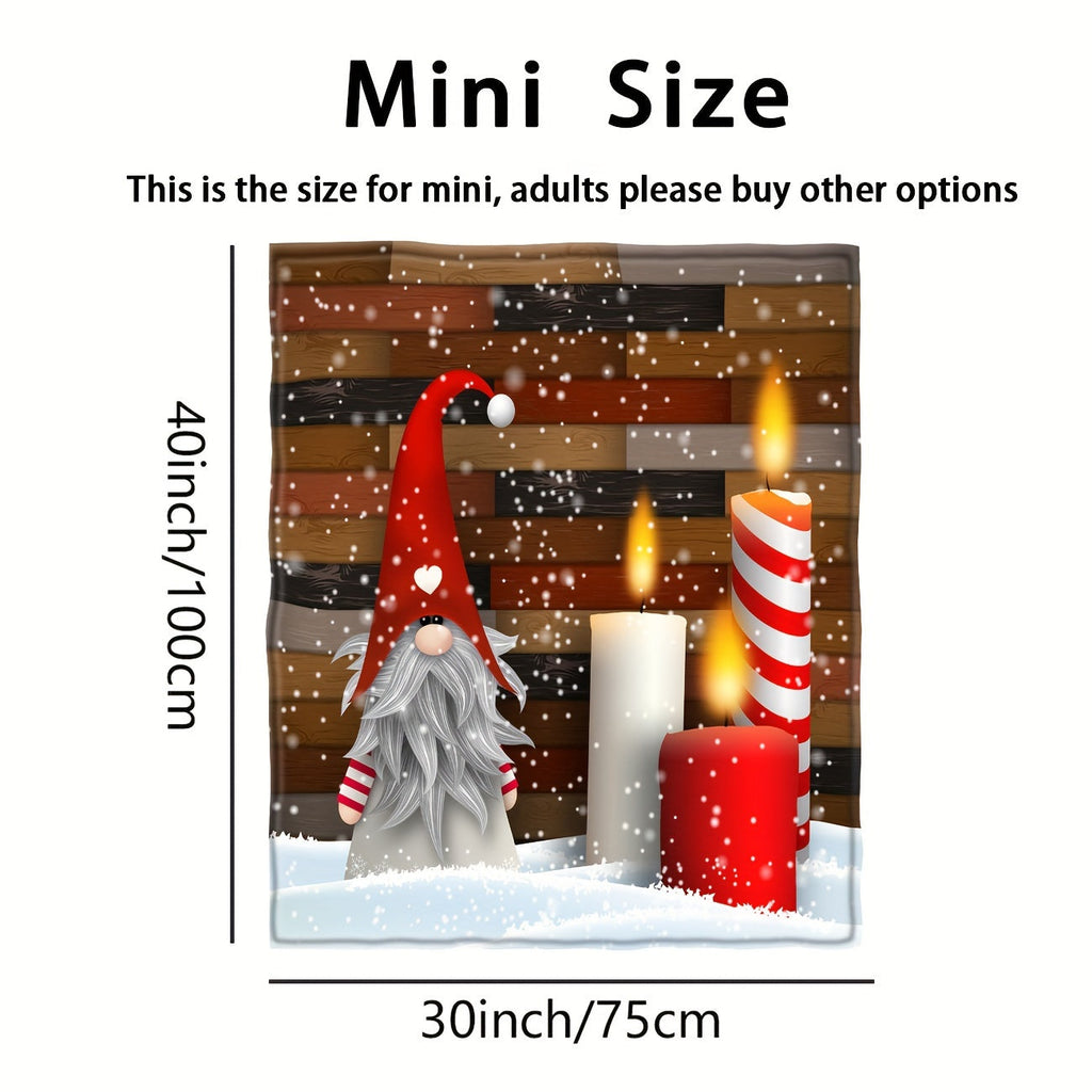 1pc Christmas Throw Blanket, Christmas Party Decorations Blanket, New Year Gift Bed Blanket, Christmas Gift For Couch Bed Sofa Office Camping