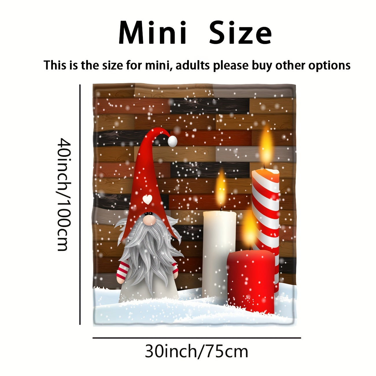 1pc Christmas Throw Blanket, Christmas Party Decorations Blanket, New Year Gift Bed Blanket, Christmas Gift For Couch Bed Sofa Office Camping