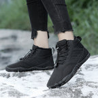 Outdoor Sports Cotton Shoes For Men And Women Winter Warm Slip-on Boots Wear-resistant Anti-ski Thickened Shoes Couple Pi-Mart