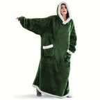 1pc Super Soft Hoodie Wearable Blanket for Adults with Big Pocket - Perfect for Christmas Parties and Cozy Nights In Lootquake LLC