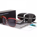Luxury Polarized Ladies Woman Gradient Round Oversized Modern Sunglasses Brand oculos lunette de soleil femme - SJB-DIAMOND ELITES
