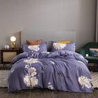 Thickened Brushed Four-piece Winter Bed Sheet And Duvet Cover Three-piece Bedding Set
