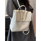 Big backpack female, autumn and winter silver large capacity backpack purse, commuter versatile college backpack - SJB-DIAMOND ELITES
