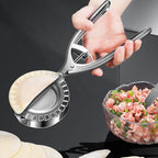 Kitchen Dumpling Mold Stainless Steel Dumpling Machine Pressing Home Baking Tool Skin Press Tool Dumpling Noodle Manual Kitchen Gadgets Pi-Mart