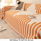 1pc Soft Chenille Sofa Protector - All-Season Universal Fit, Anti-Cat Scratch, Stain-Resistant, Plush Throw Blanket, Living Room and Bedroom Decor Essential - Easy Care, Machine Washable, and Durable Lootquake LLC