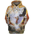 Sweatshirt Hoodie Digital Printing Jacket Men Pi-Mart