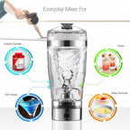 Electric Protein Shake Stirrer USB Shake Bottle Milk Coffee Blender Kettle Sports And Fitness Charging Electric Shaker Cup Pi-Mart