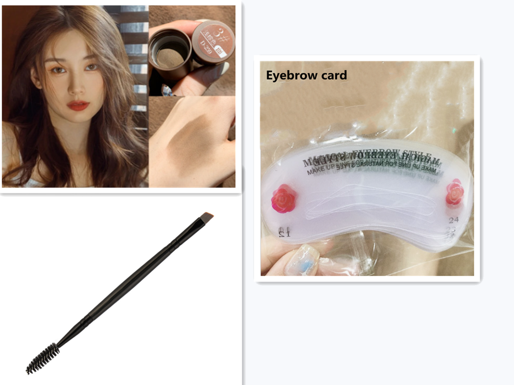 Double eyelash brush eyebrow brush Pi-Mart