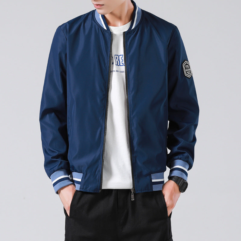 Trendy Student Casual Baseball Uniform Jacket Pi-Mart