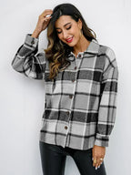 Pumpkin Spice Button-Down Jacket