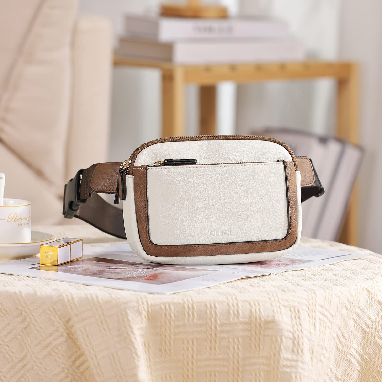 Women's Belt Bag – Mini Portable Crossbody Fanny Bag with Adjustable Shoulder Strap, Faux Leather Waist Bag for Travel & Sports – Stylish and Functional - SJB-DIAMOND ELITES