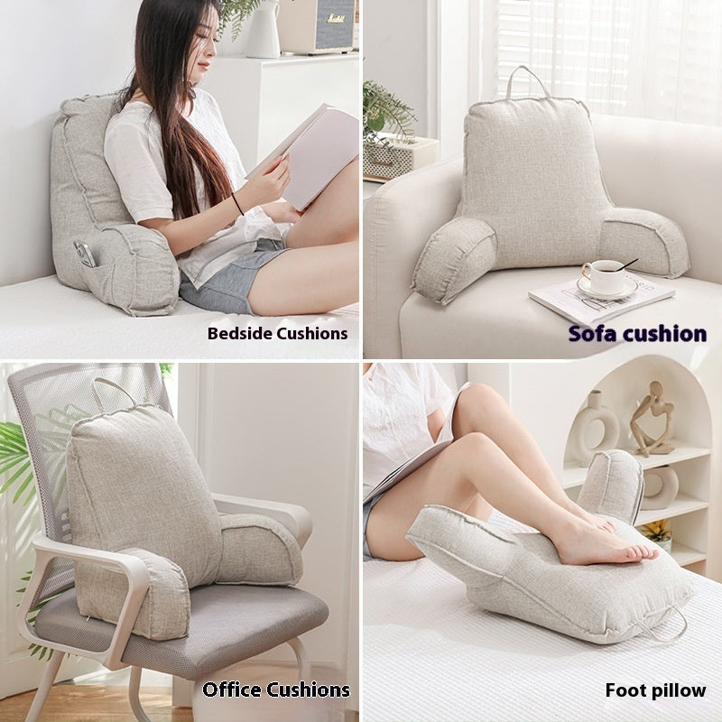 Bedside Soft Upholstery Neck Support Waist Support Sofa Cushion Bed Backrest Pi-Mart