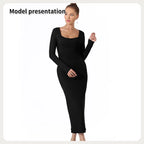 Women's Fashion Simple Solid Color Dress - SJB-DIAMOND ELITES
