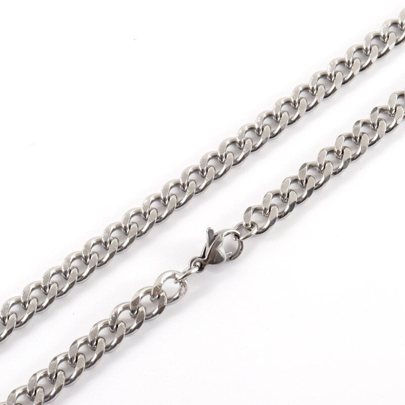 Paper Clip Chain Men Necklace Pi-Mart