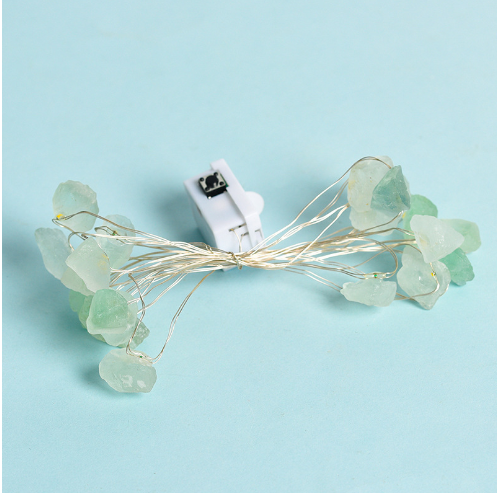 Green Crystal Stone Lamp - SJB-DIAMOND ELITES