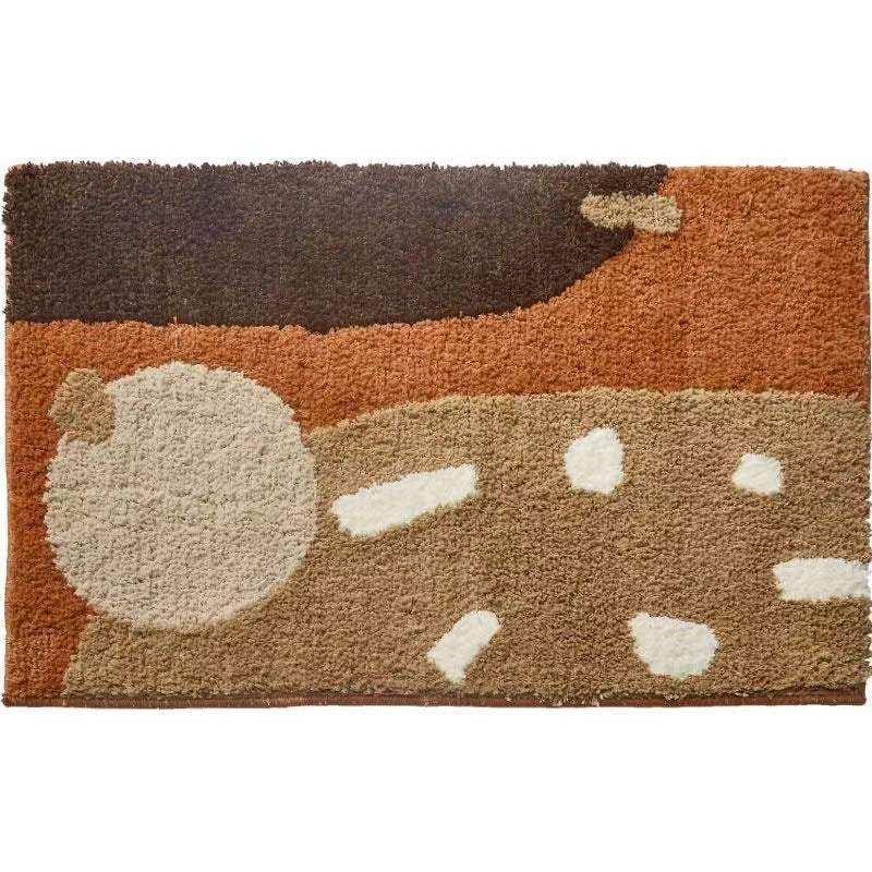 Abstract Carpet Bathroom Absorbent Non-slip Floor Mat Pi-Mart