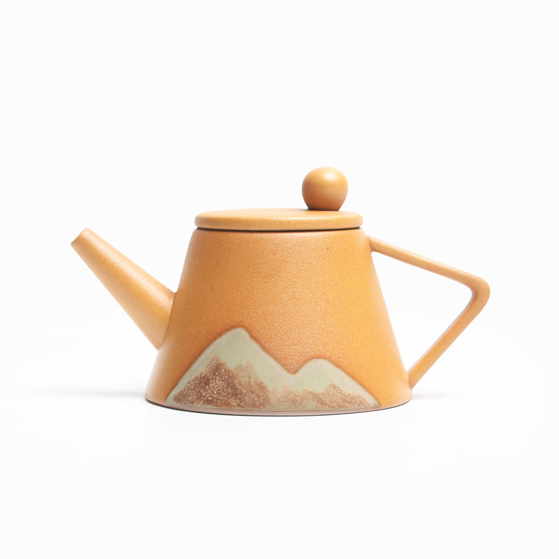 Teapot Ceramic Single Pot Underglaze Color Set Japanese Household Teapot Pi-Mart
