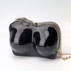 Elegant Irregular Acrylic Shaped Bag – Stylish evening Clutch Purse Perfect for Parties, Proms, and Weddings - SJB-DIAMOND ELITES