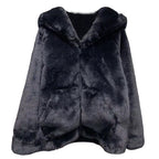 Snowman Hoodie Warm And Eco-friendly Plush Fur Coat