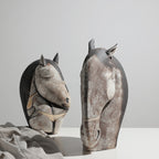 Sculpture Hand Drawn Horse Head Ornaments Lootquake LLC