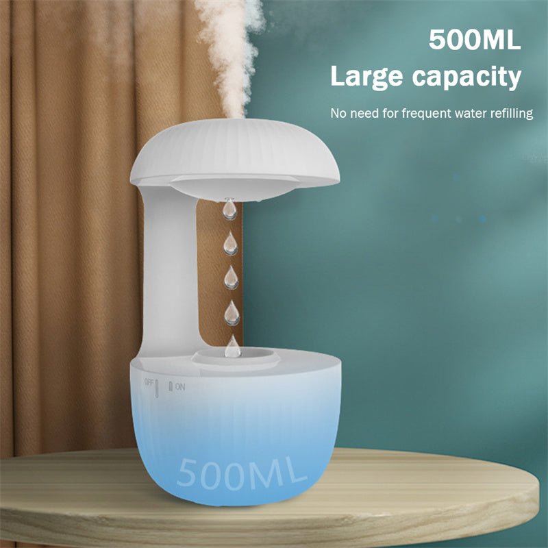 Anti-gravity Air Humidifier Mute Countercurrent Humidifier Levitating Water Drops Cool Mist Maker Fogger Relieve Fatigue Pi-Mart