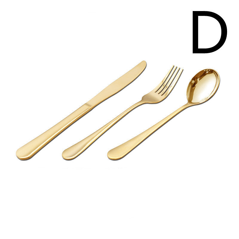 Thickened Stainless Steel Steak Knife And Fork Set Pi-Mart