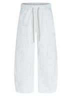 Men's Drawstring Wide Leg Sweatpants