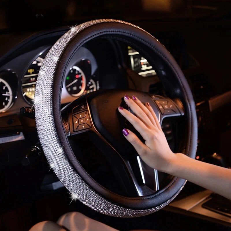 Swarovski Crystal Steering Wheel Cover - SJB-DIAMOND ELITES