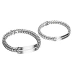 Stainless Steel Couple Bracelet Pi-Mart
