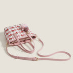 Women's tote bag, design cherry shoulder tote bag, cute top handle bag with crossbody strap - SJB-DIAMOND ELITES