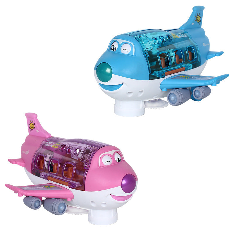 Electric Universal Cartoon Airplane Lights Music Rotation Pi-Mart