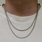 Twisted Rope Links Collar Necklace Pi-Mart