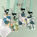 Green Plant Series Simple Fashion Lanyard Card Cover - SJB-DIAMOND ELITES