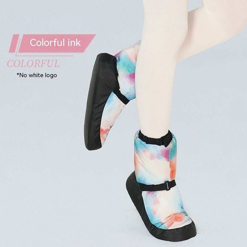 Dance Warm Shoes Ballet Shoes Cotton Warm-up Winter Cotton Shoes Practice Shoes Pi-Mart