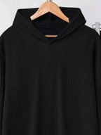 Textured Long Sleeve Hoodie and Pants Set THRIXINE
