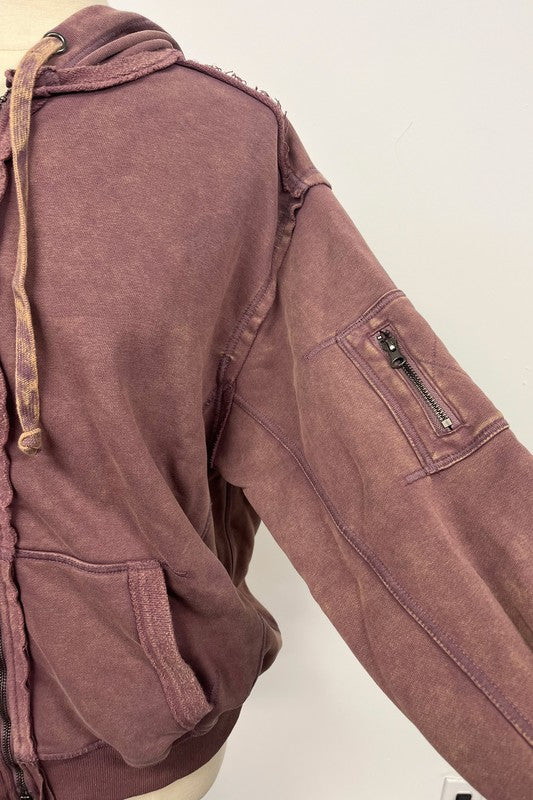 Fiori Hoodie Jacket THRIXINE