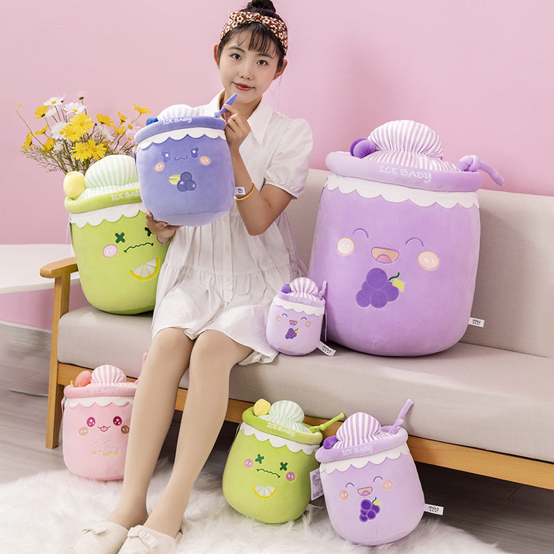 Fashion Cute Milk Tea Plush Toy Pi-Mart
