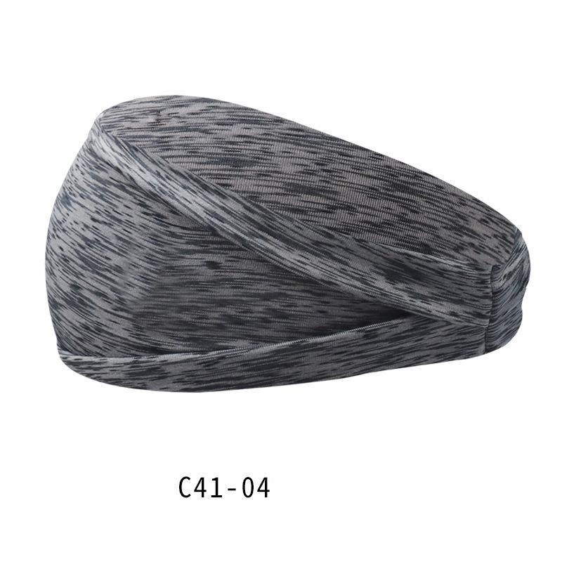 Hairband Sweat-absorbent Solid Color Fashion Yoga Pi-Mart