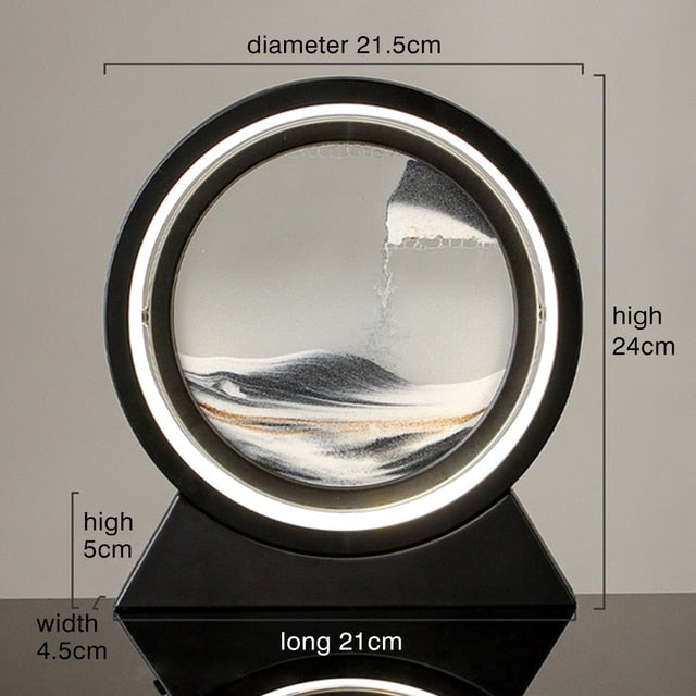 Moving Sand Art Landscape Table Lamp - SJB-DIAMOND ELITES