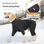 Dog Four-legged Clothes High Collar Warm Cold-proof Polar Fleece Dog Clothes Pi-Mart