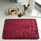 Absorbent Non-slip Stone Embossed Carpet Floor Mat Pi-Mart