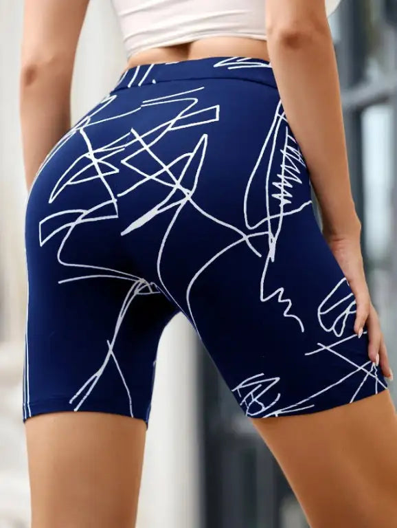 Ladies' Printed Casual And Comfortable Versatile Pants - SJB-DIAMOND ELITES