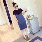 Chic Plus Size Denim Dress Set for Spring/Summer