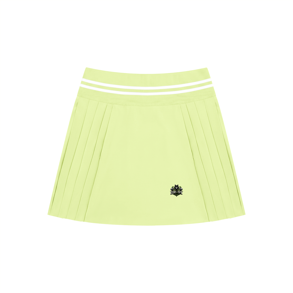 Loki & Ivy Women's Pleated Mini Skirt