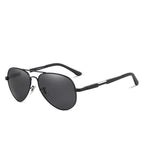 Aviation Luxury Aluminum Magnesium Gold Fashion Polarized Lens Sunglasses Men/Women Driving Mirror Sunglasses  Military Style - SJB-DIAMOND ELITES